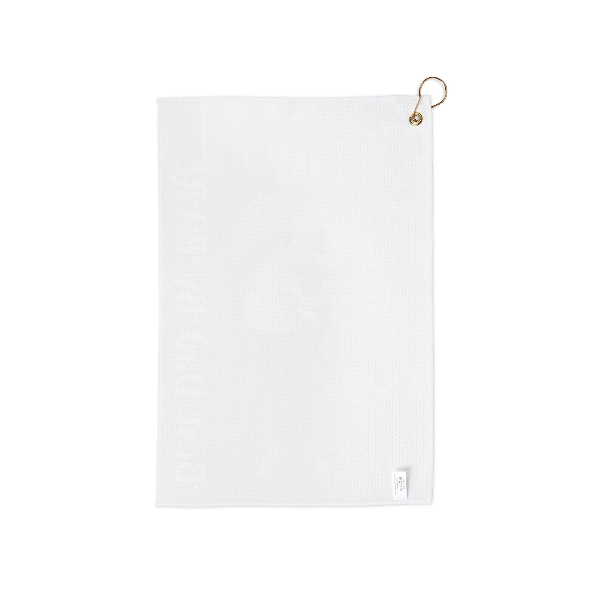 Personalized Golf Towel — "Best Dad By Par" Photo Golf Towel with Grommet & Clip