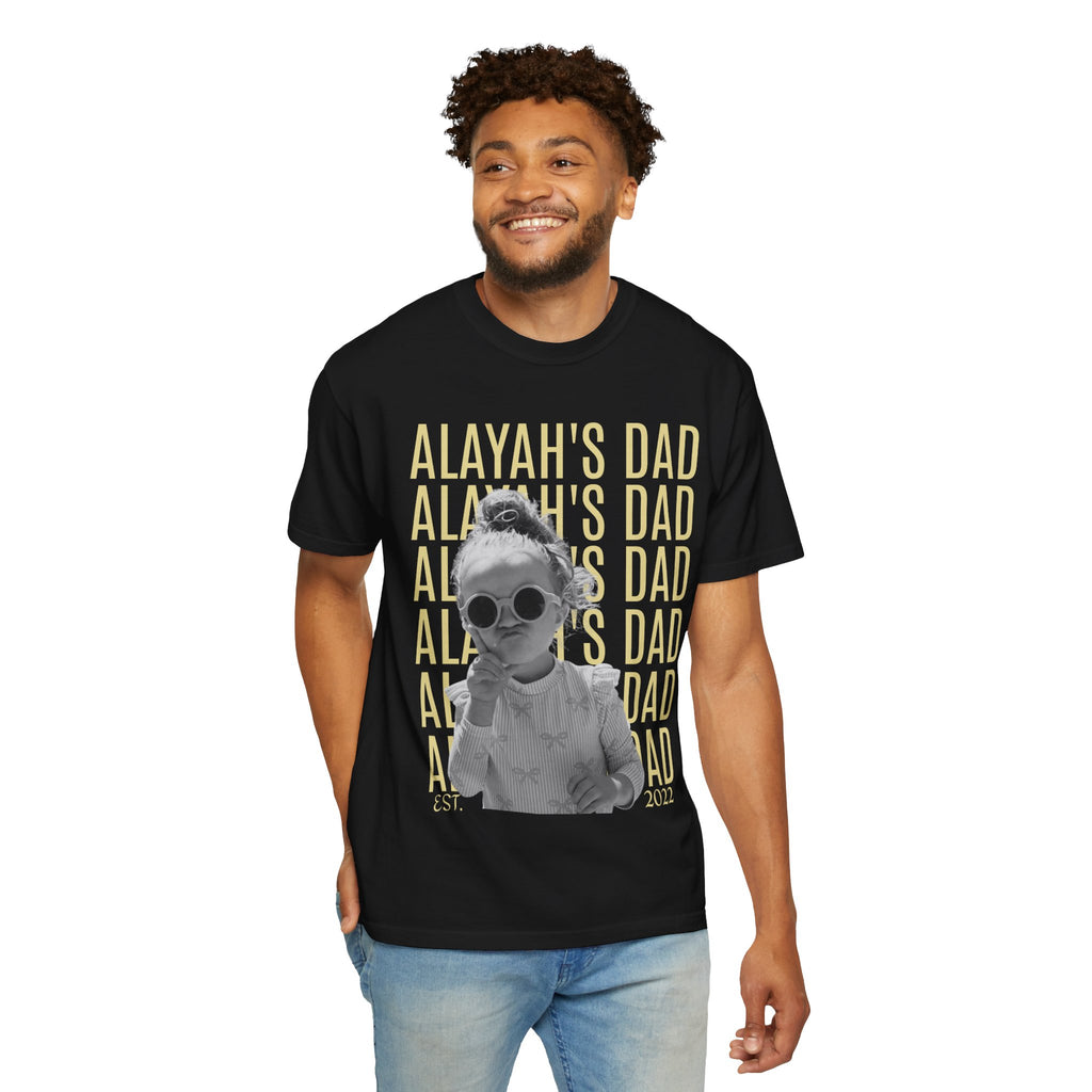 personalized Dad T-Shirt — Personalized Dad photo & name shirt | fathers day, birthday gift