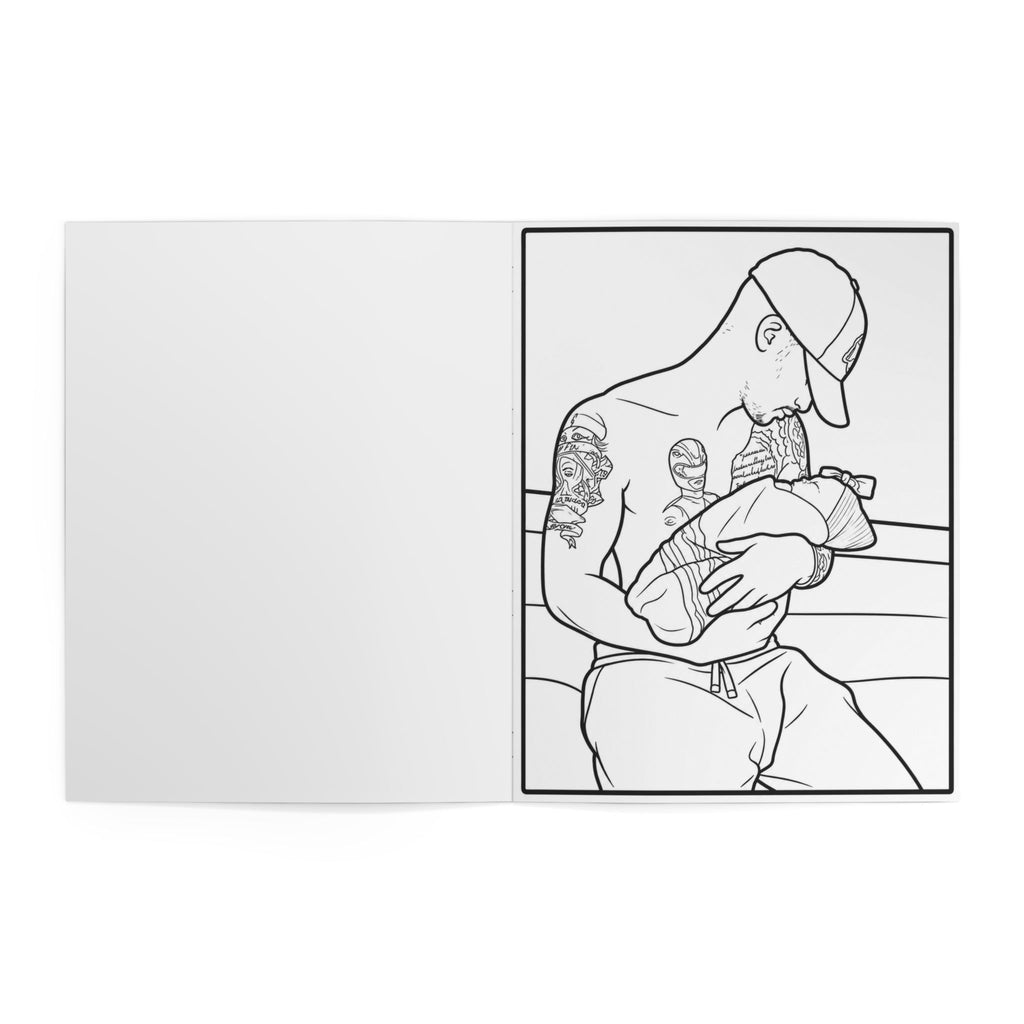 Father's Day Coloring Book — "Happy Father's Day, We Love You Daddy" Kids Activity Book