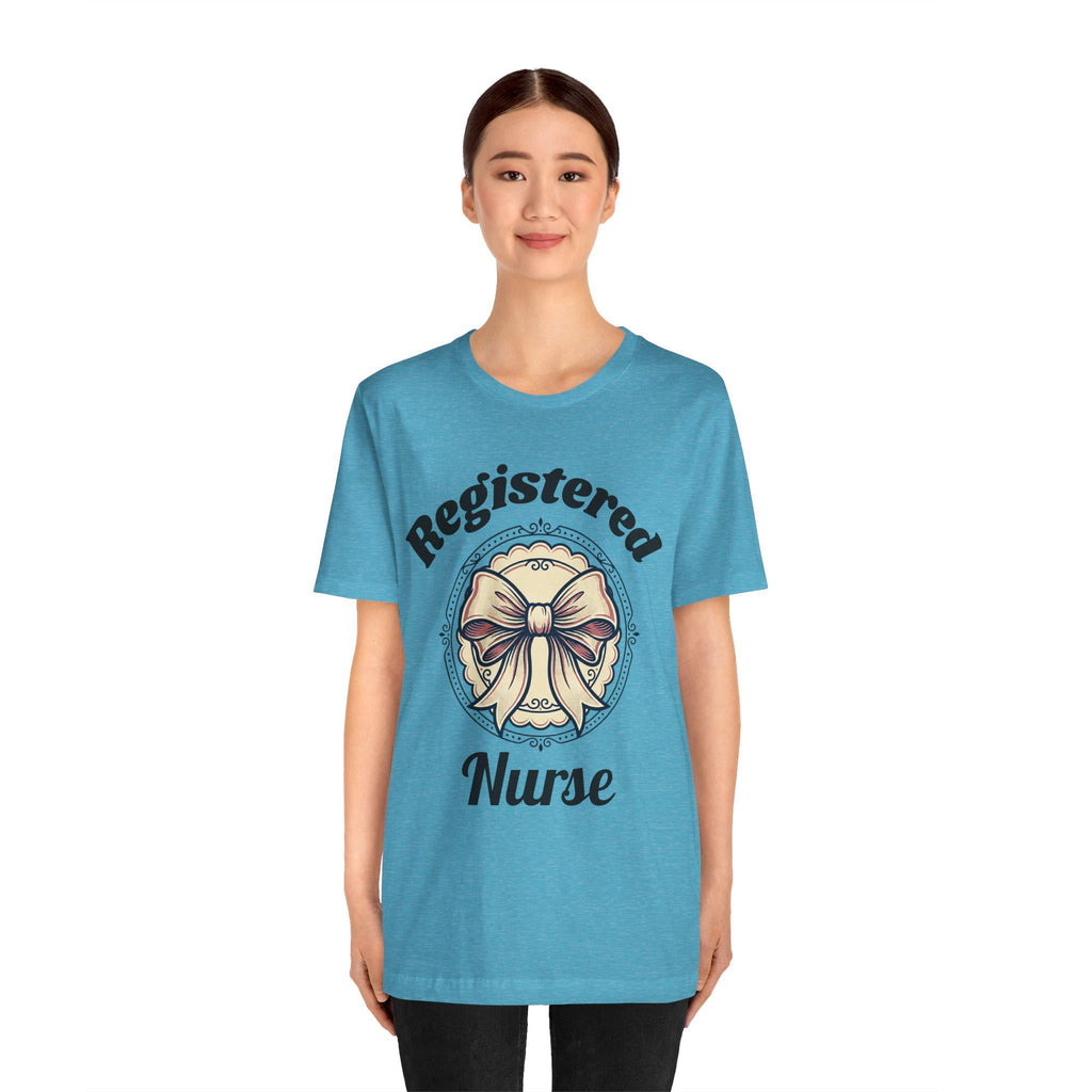 Registered Nurse bow graphic T-Shirt