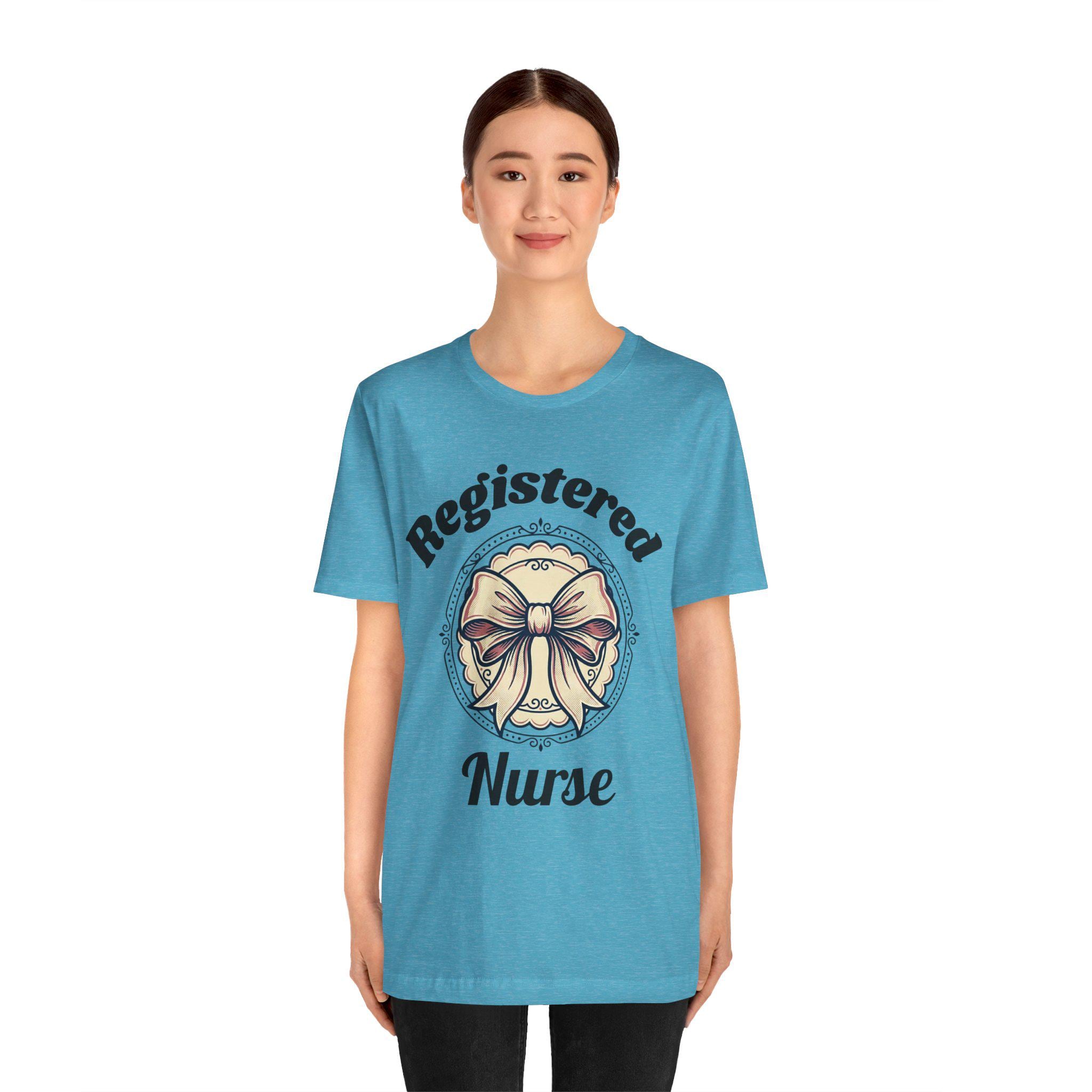 Registered Nurse bow graphic T-Shirt