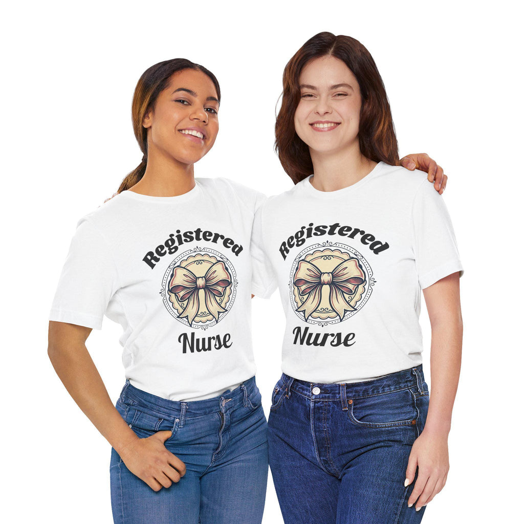Registered Nurse bow graphic T-Shirt