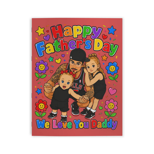 Father's Day Coloring Book — "Happy Father's Day, We Love You Daddy" Kids Activity Book
