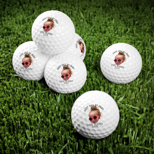 Custom Photo Golf Balls (6-Pack) — Personalized Gift for Golfers | fathers day | dads birthday |