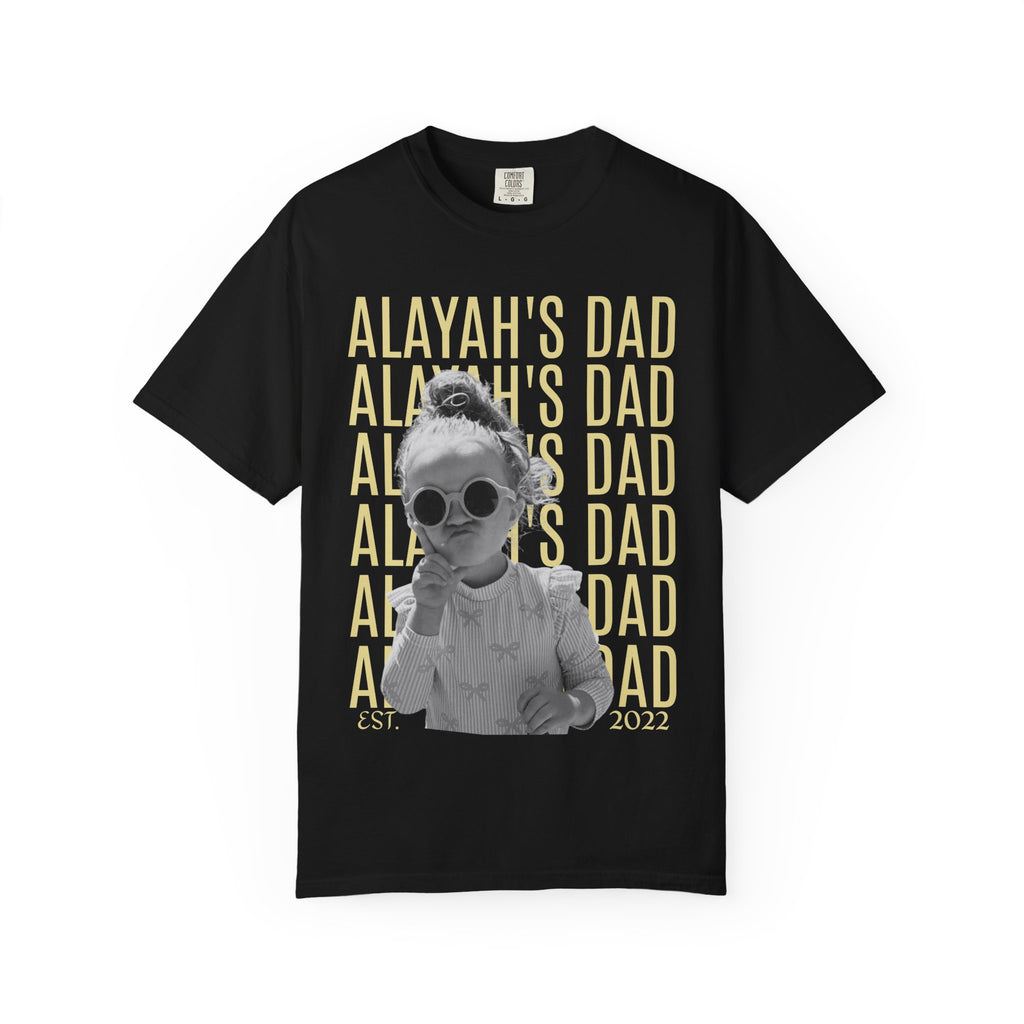 personalized Dad T-Shirt — Personalized Dad photo & name shirt | fathers day, birthday gift