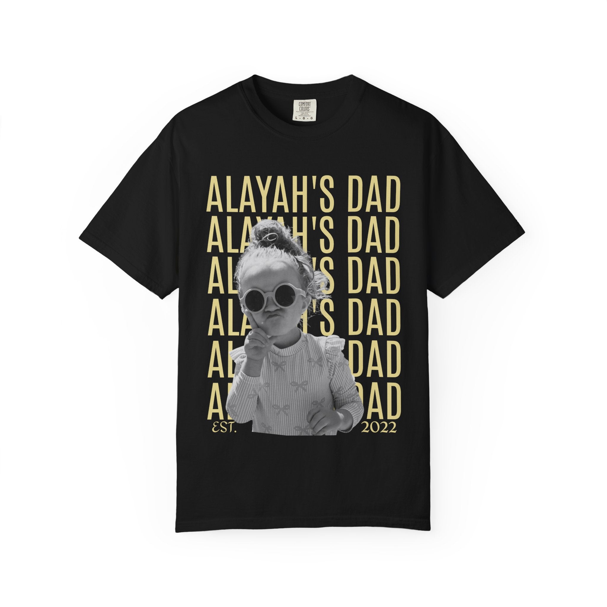 personalized Dad T-Shirt — Personalized Dad photo & name shirt | fathers day, birthday gift