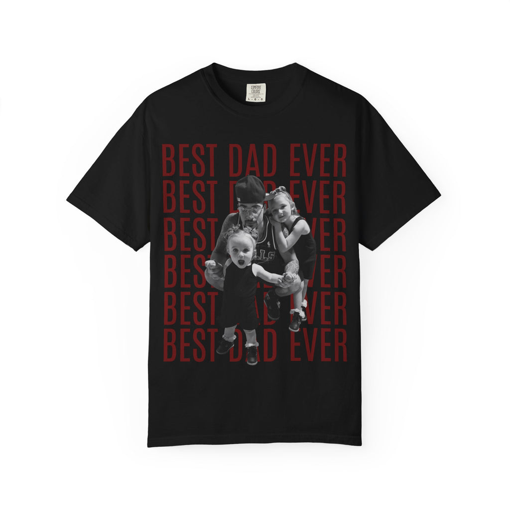 Best Dad Ever T-Shirt — Personalized Photo Father’s Day shirt