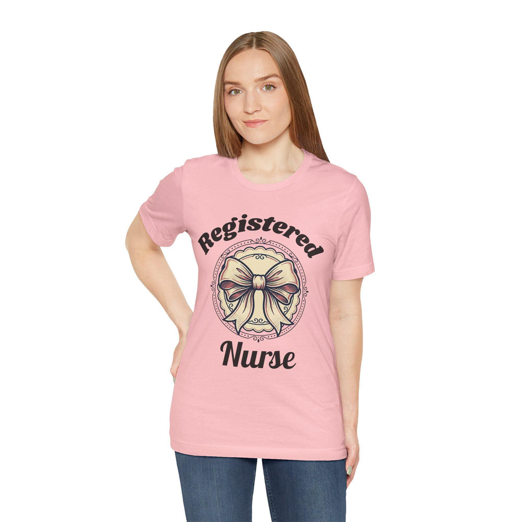 Registered Nurse bow graphic T-Shirt