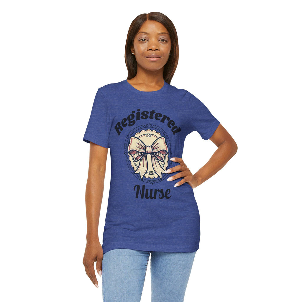 Registered Nurse bow graphic T-Shirt
