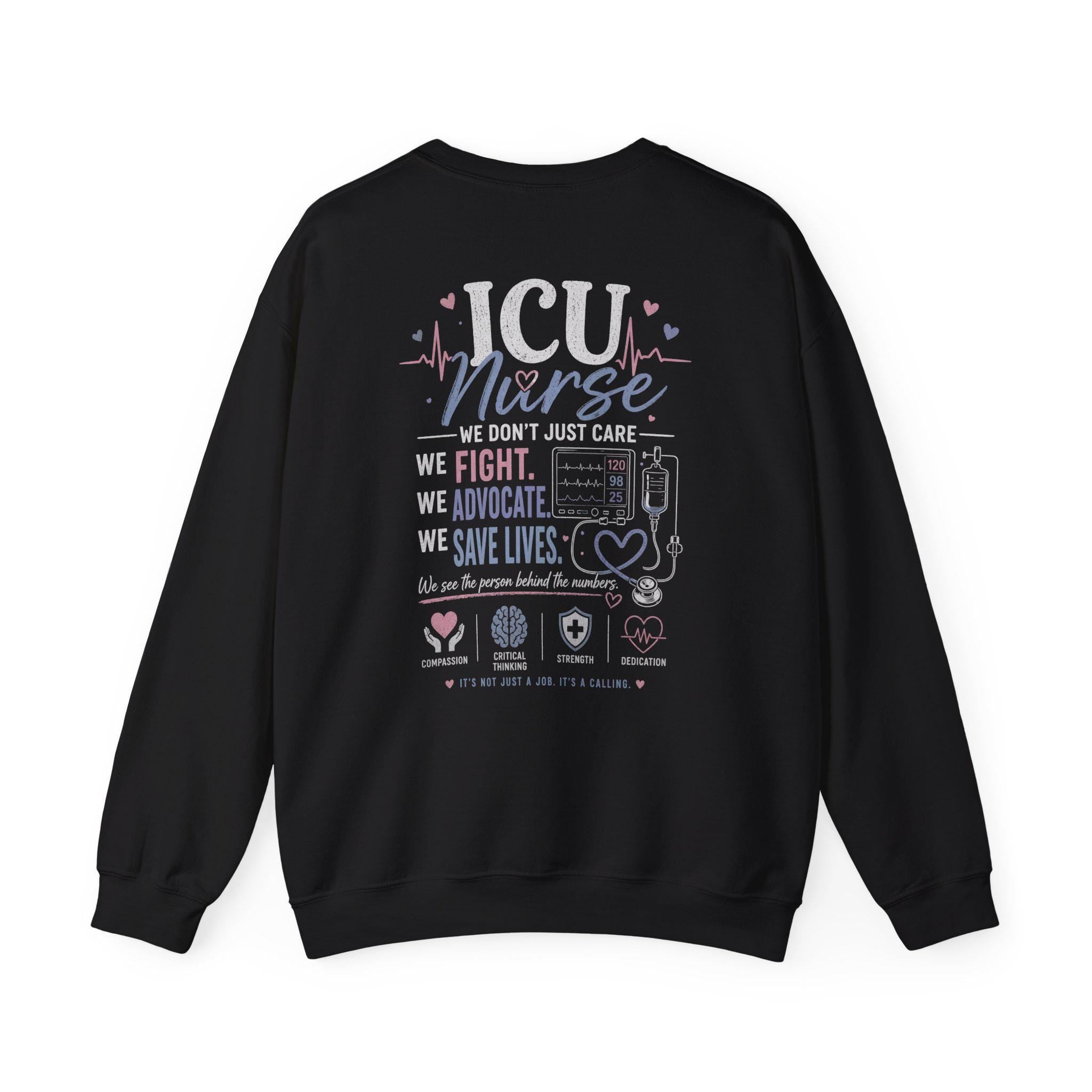ICU Nurse Crewneck Sweatshirt