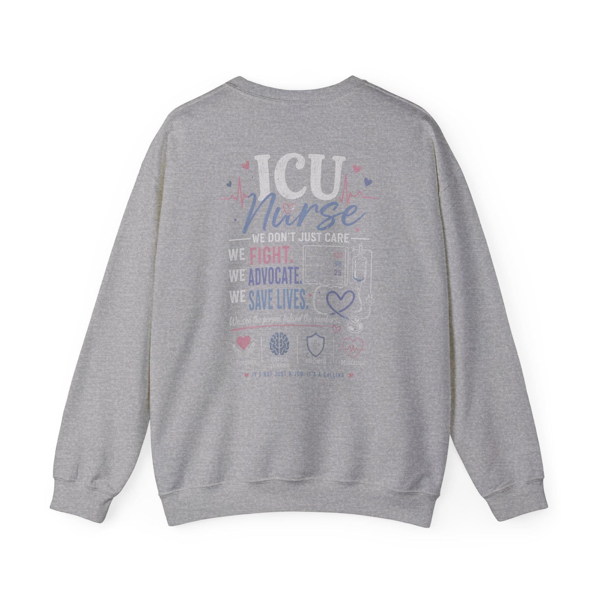 ICU Nurse Crewneck Sweatshirt